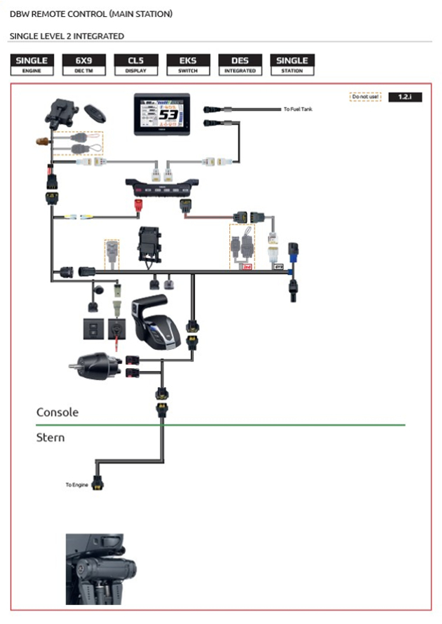 HELM MASTER EX - LEVEL 2 INTEGRATED (Інтегроване електрогідравлічне кермове керування)